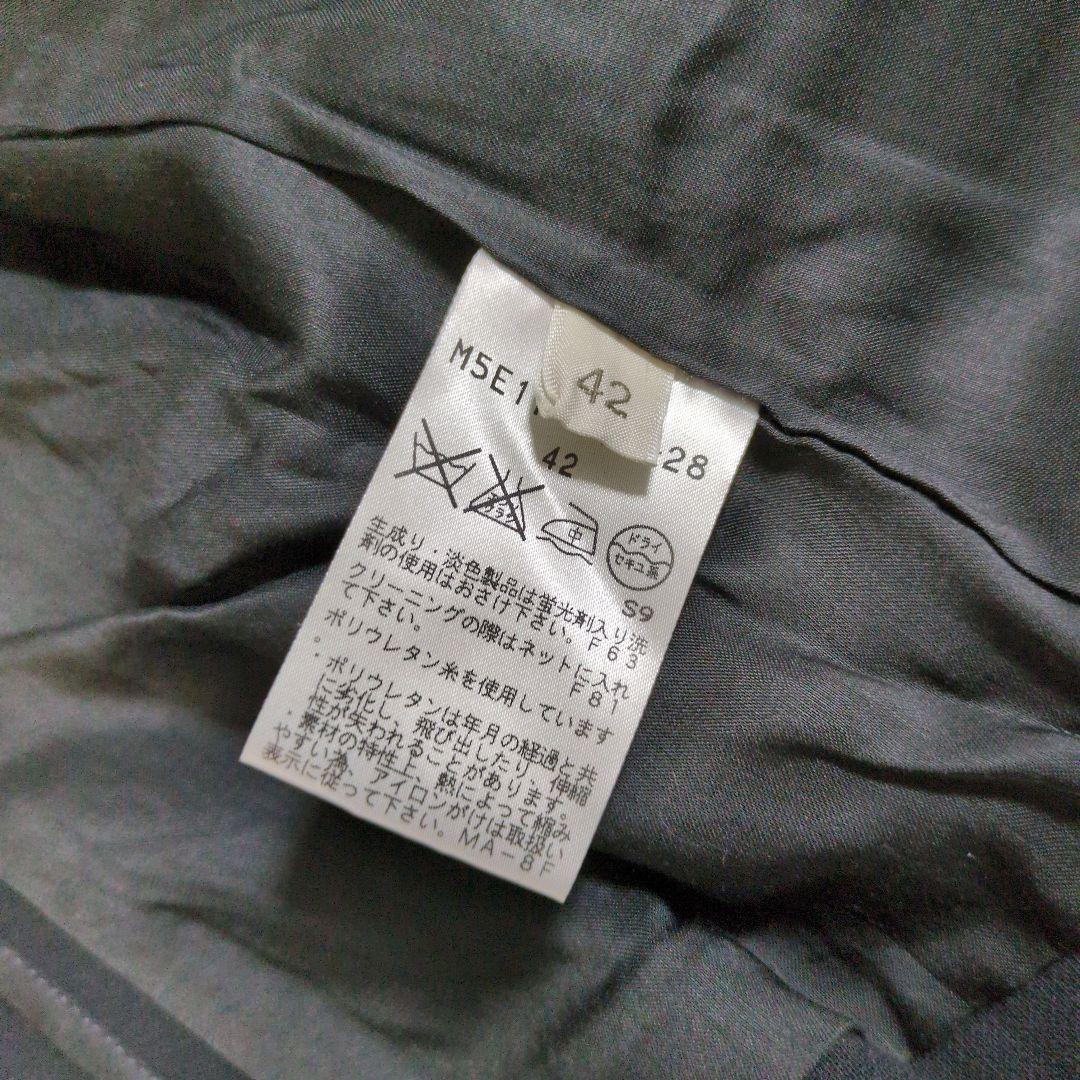 新品　エポカ　ノーカラー　ジャケット　Vネック　ネイビー　大きいサイズ