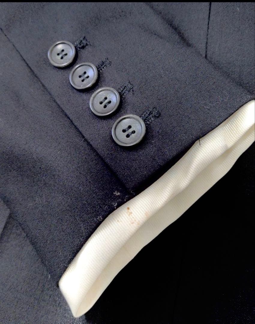 メゾンスペシャル　ジャケットロンパースブラック36