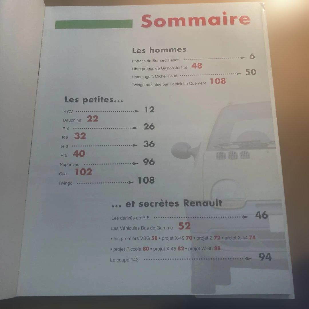 アート・デザイン・音楽 50 ans de petites et secretes RENAULT