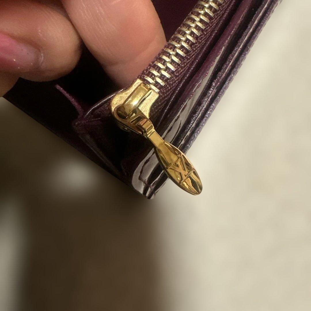 ら*ど様 Louis Vuitton ヴェルニ長財布　ボルドー