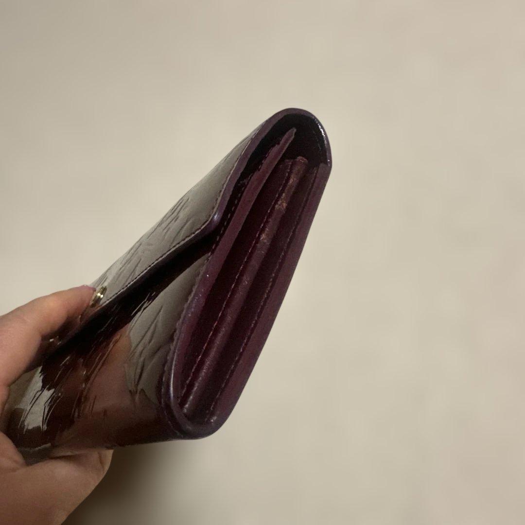 ら*ど様 Louis Vuitton ヴェルニ長財布　ボルドー