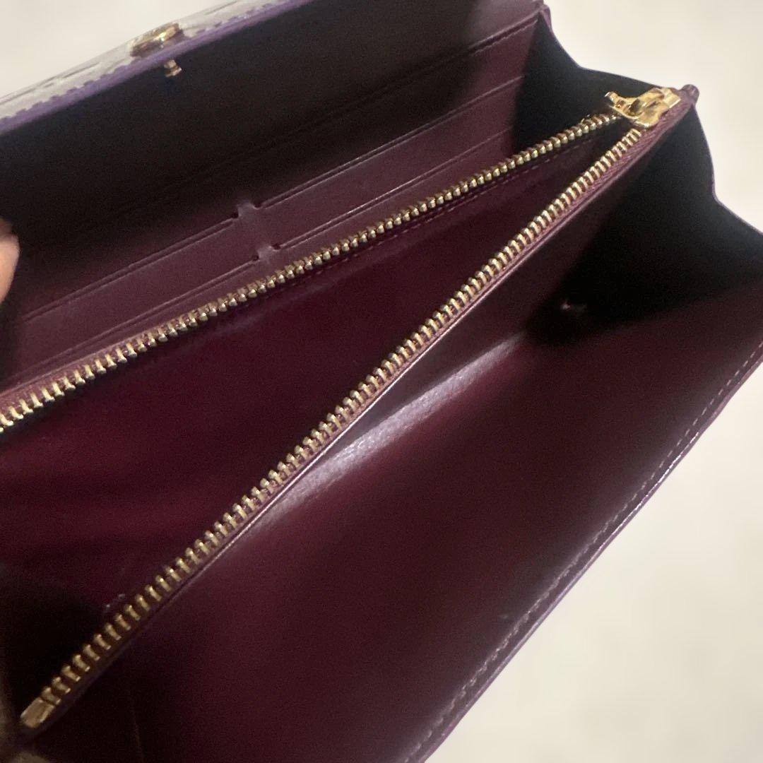 ら*ど様 Louis Vuitton ヴェルニ長財布　ボルドー
