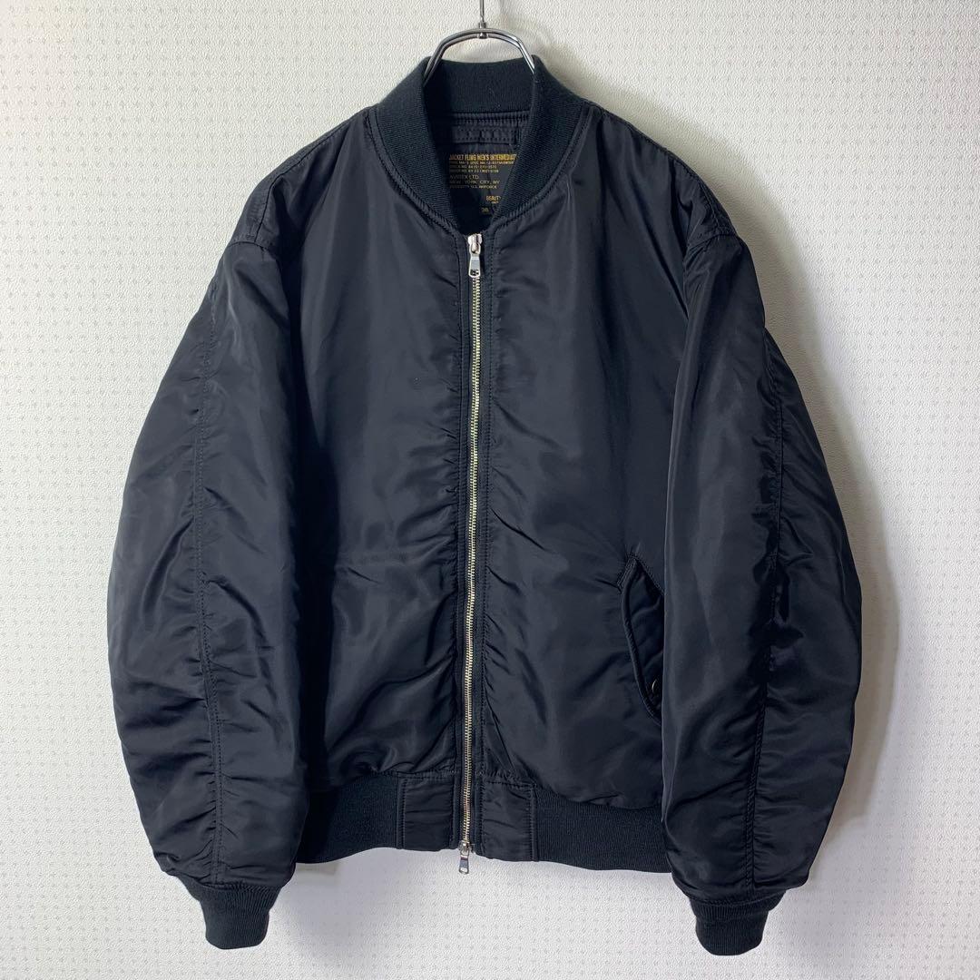 美品 BEAUTY&YOUTH AVIREX MA-1 フライトジャケット 黒