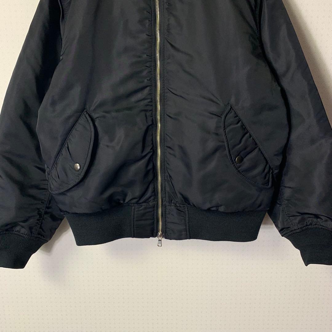 美品 BEAUTY&YOUTH AVIREX MA-1 フライトジャケット 黒