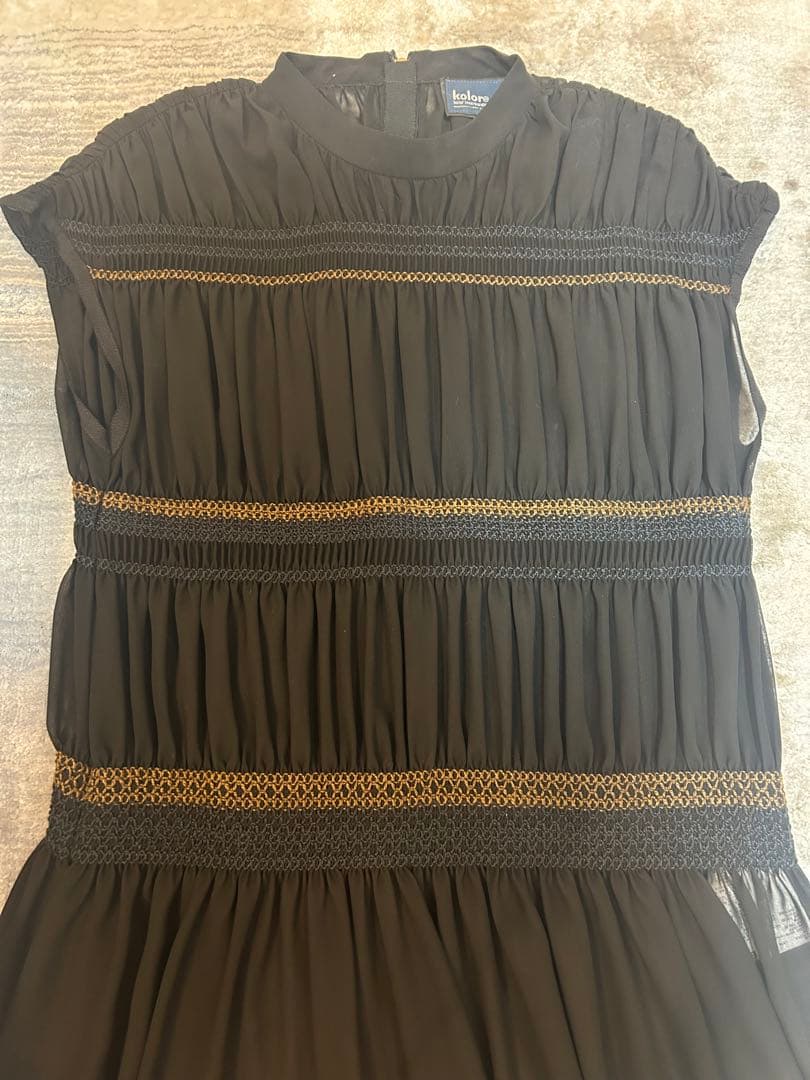 22SS kolor（カラー）シアーワンピース　インナー付き