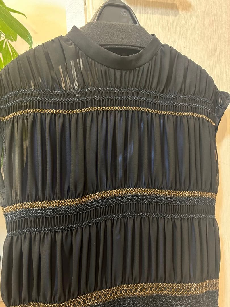 22SS kolor（カラー）シアーワンピース　インナー付き