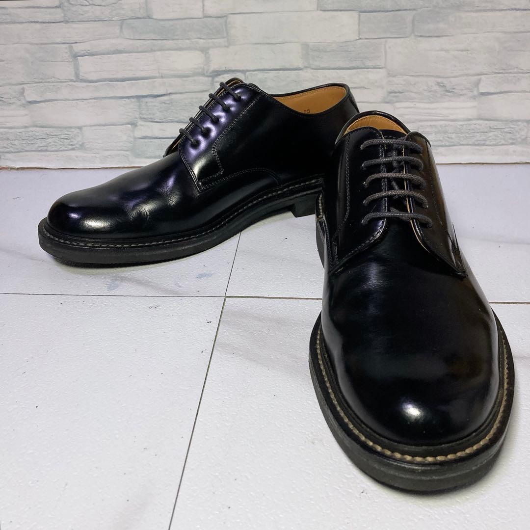 極美品 REGAL リーガル ビジネスシューズ JU13 本革 ブラック 25