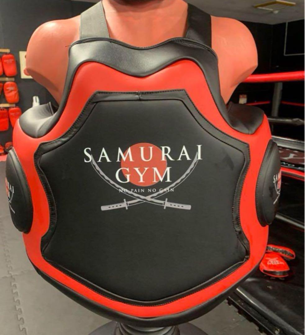 ボディプロテクター 赤黒SAMURAIGYM 【値下げ交渉不可】