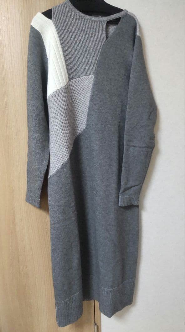 willfully アシンメトリーニットワンピース