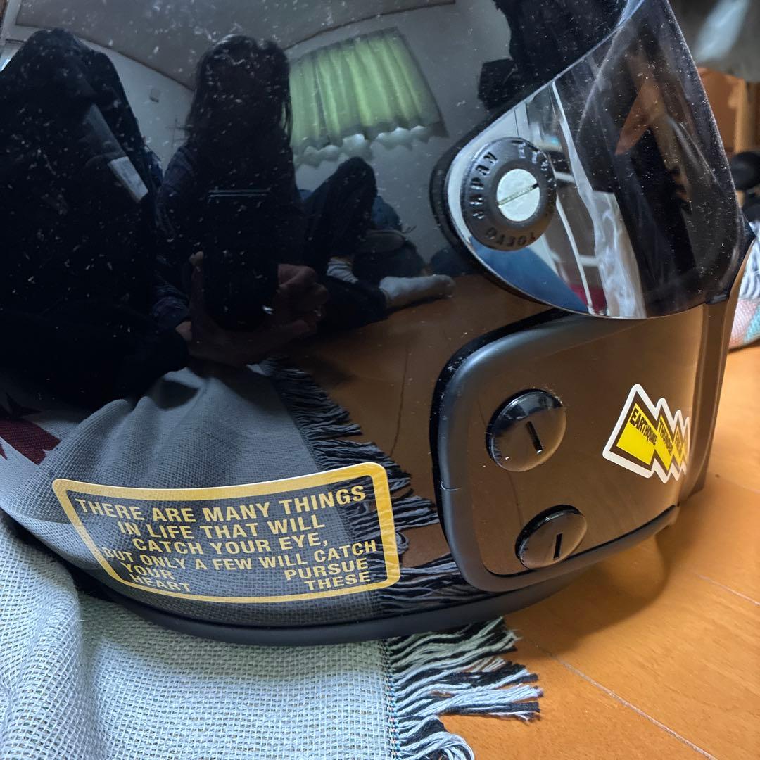 tt&co マッドマッスク　ブラック フルフェイスヘルメット ミラーシールド付き