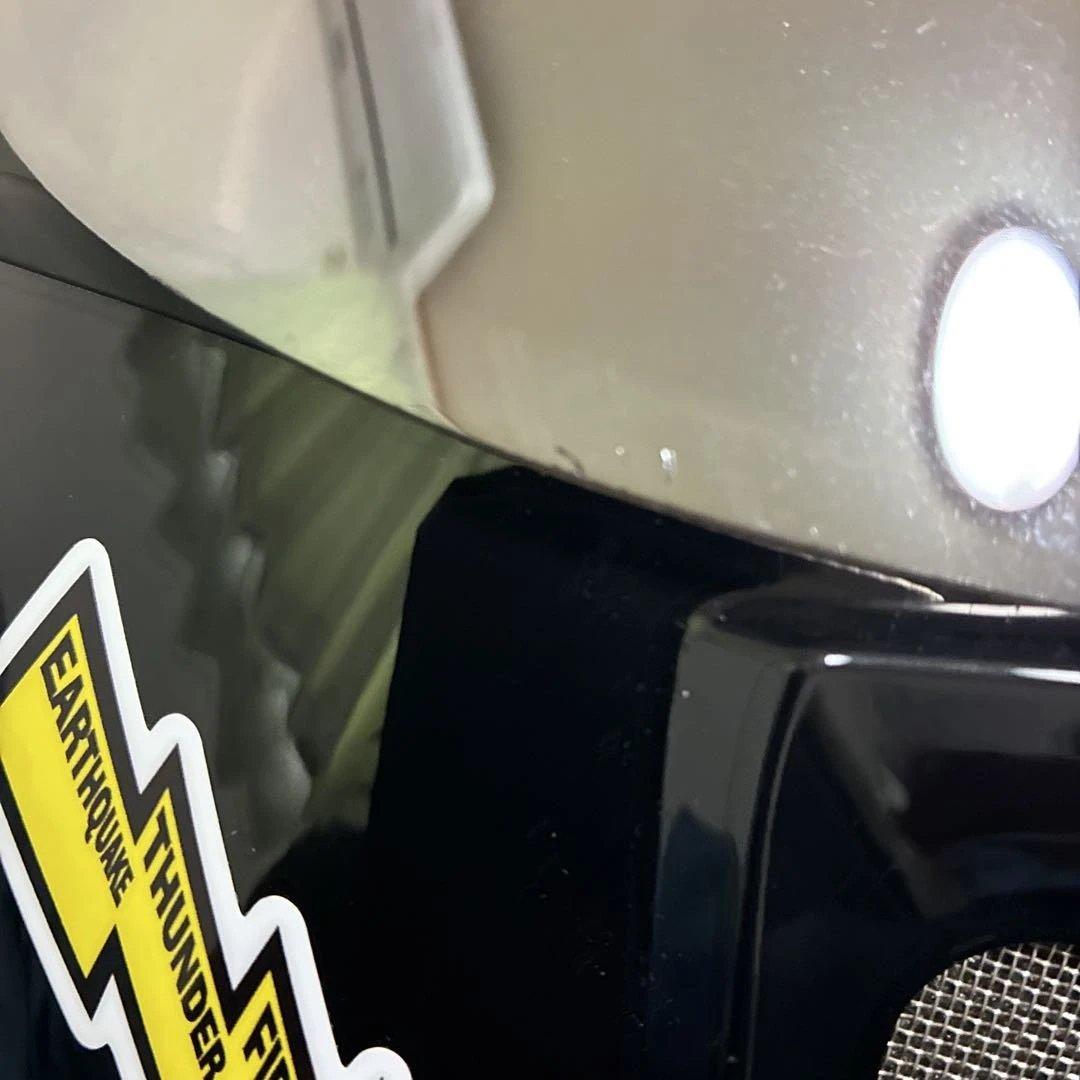 tt&co マッドマッスク　ブラック フルフェイスヘルメット ミラーシールド付き