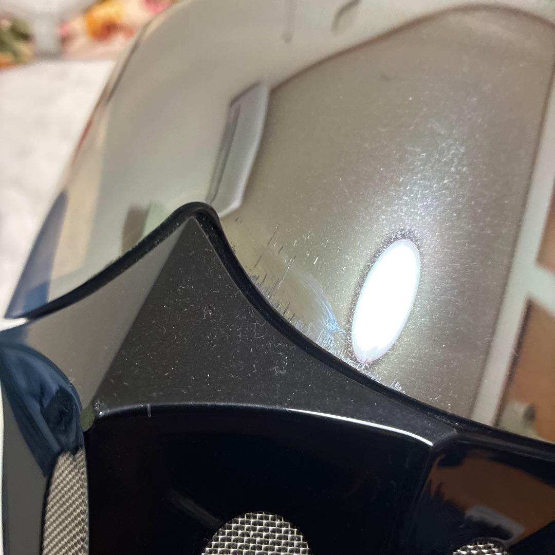 tt&co マッドマッスク　ブラック フルフェイスヘルメット ミラーシールド付き