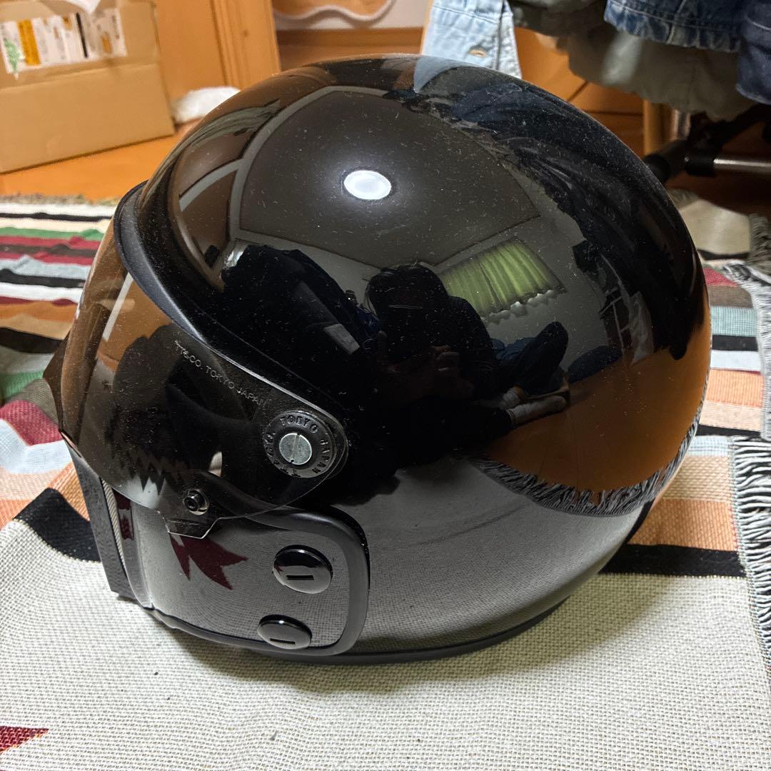 tt&co マッドマッスク　ブラック フルフェイスヘルメット ミラーシールド付き