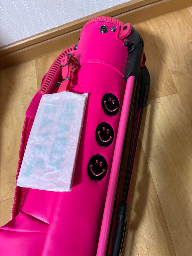 PEARLY GATES ロゴ　スマイルワッペンセルフスタンドバッグ