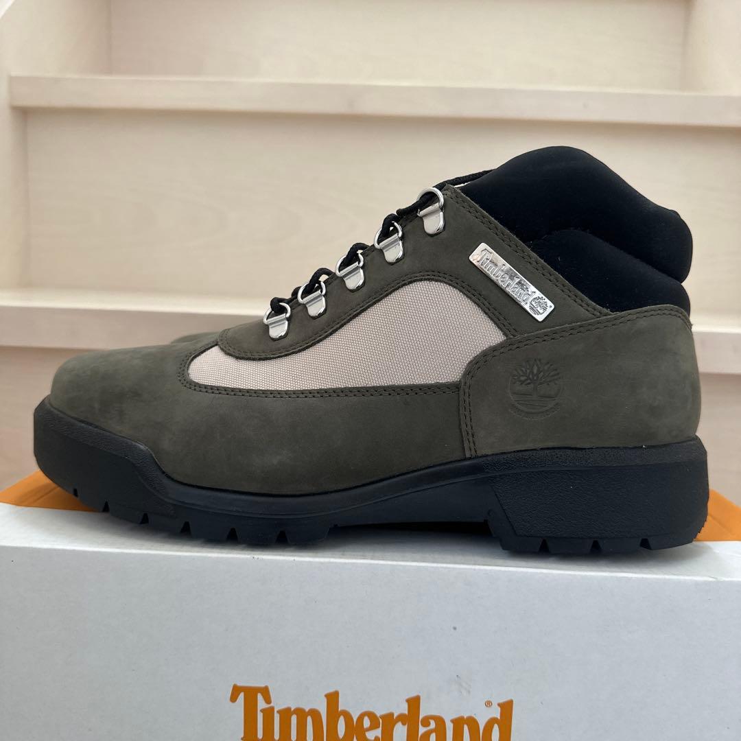 靴 Timberland FIELD BOOT DARK GREEN NUBUCK