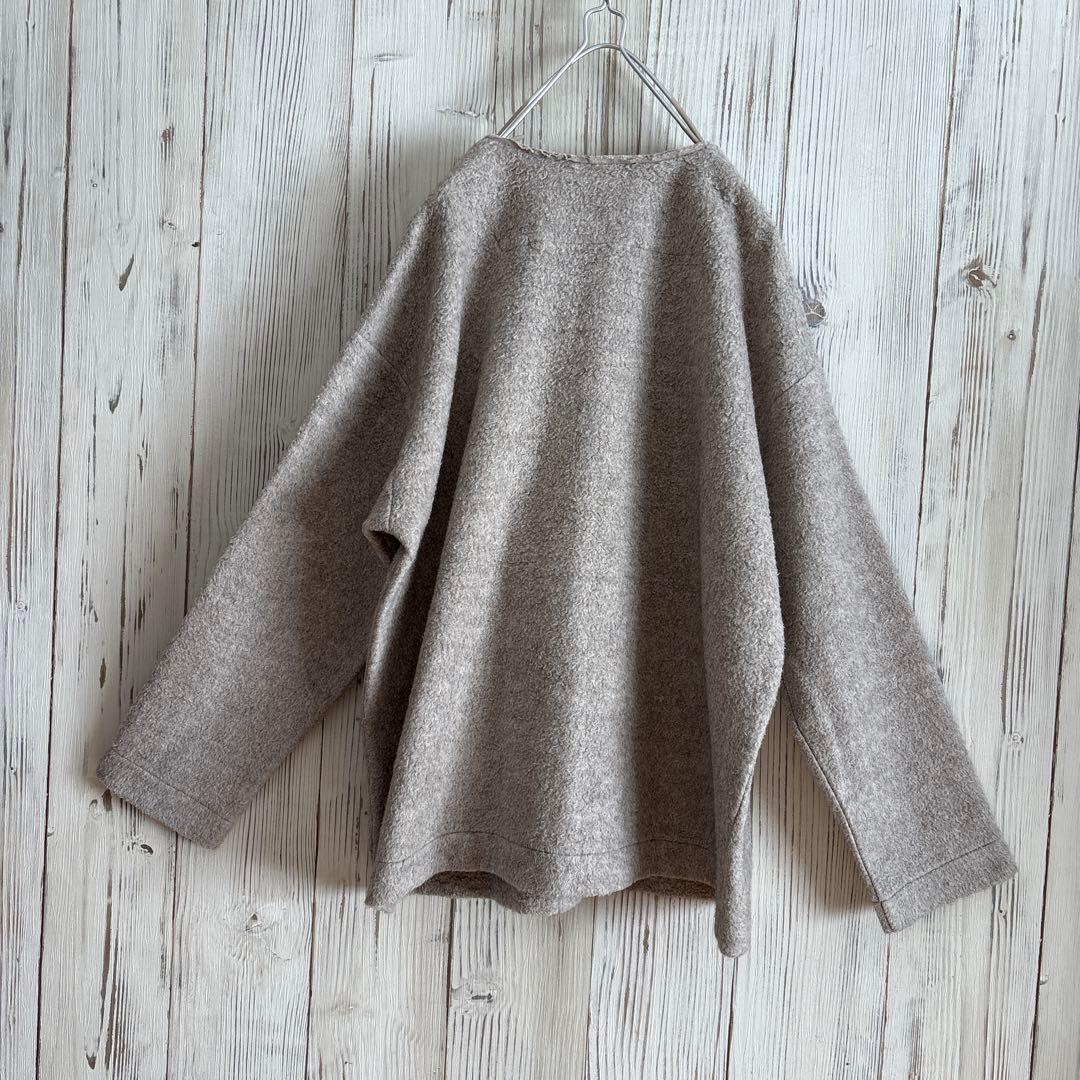 新品　nest Robe ネストローブコットンヤクナッピングノーカラージャケット