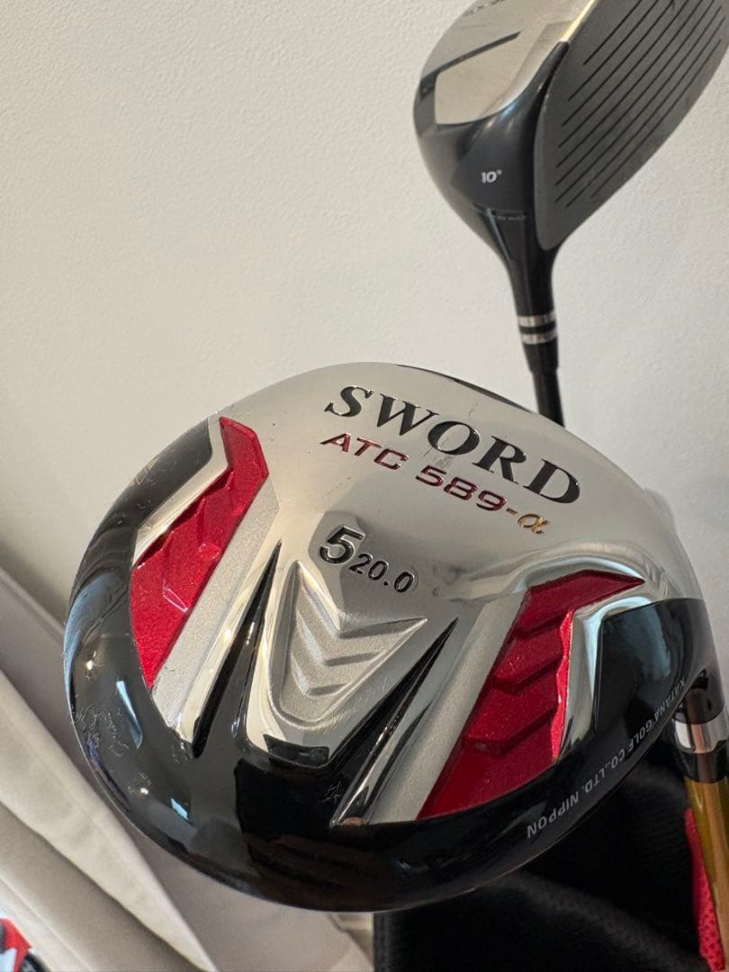 コカコーラゼロ　キャディバッグ　5本つき