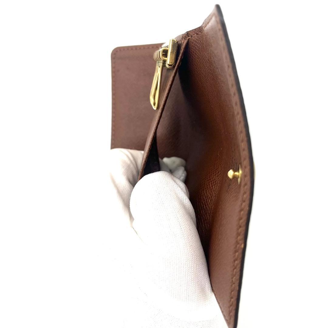 【美品】ルイヴィトン キーケース ミュルティクレ 4 レザー ブラウン