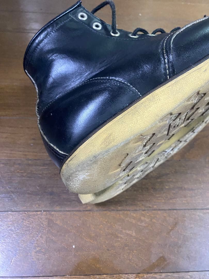 廃盤REDWING レッドウイング 8130 モックトゥー黒8.5D 26.5㌢