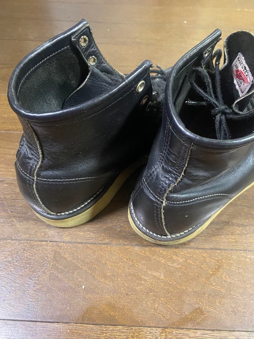 廃盤REDWING レッドウイング 8130 モックトゥー黒8.5D 26.5㌢