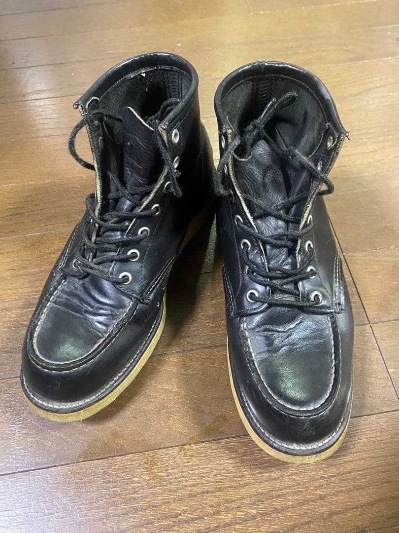 廃盤REDWING レッドウイング 8130 モックトゥー黒8.5D 26.5㌢