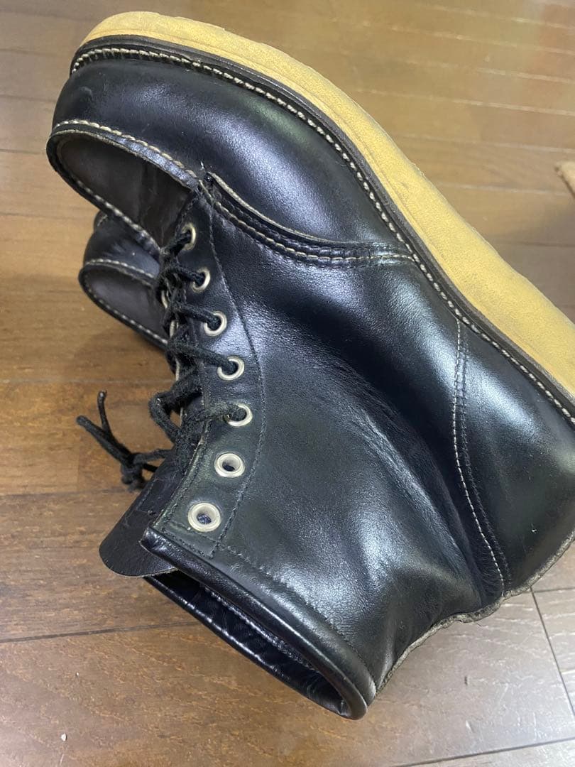 廃盤REDWING レッドウイング 8130 モックトゥー黒8.5D 26.5㌢
