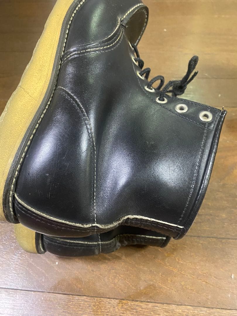 廃盤REDWING レッドウイング 8130 モックトゥー黒8.5D 26.5㌢