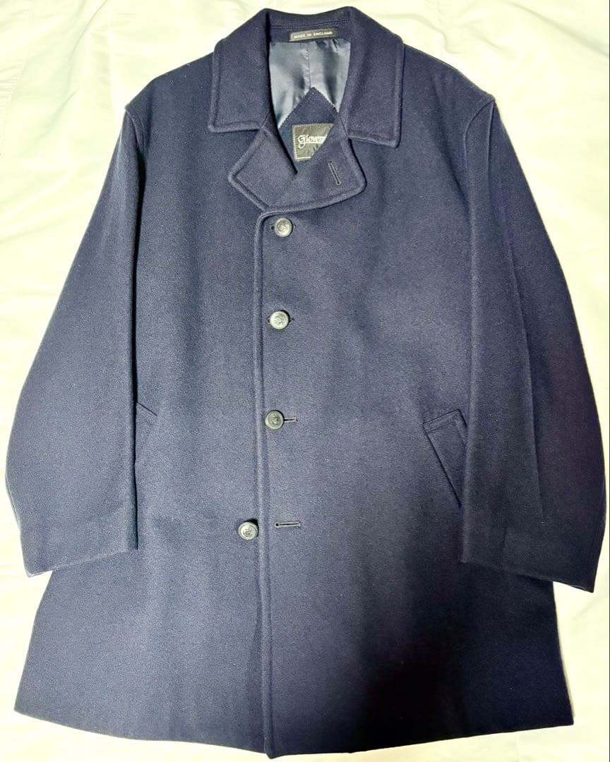 美品！Gloverall ネイビー ピーコート GB 48