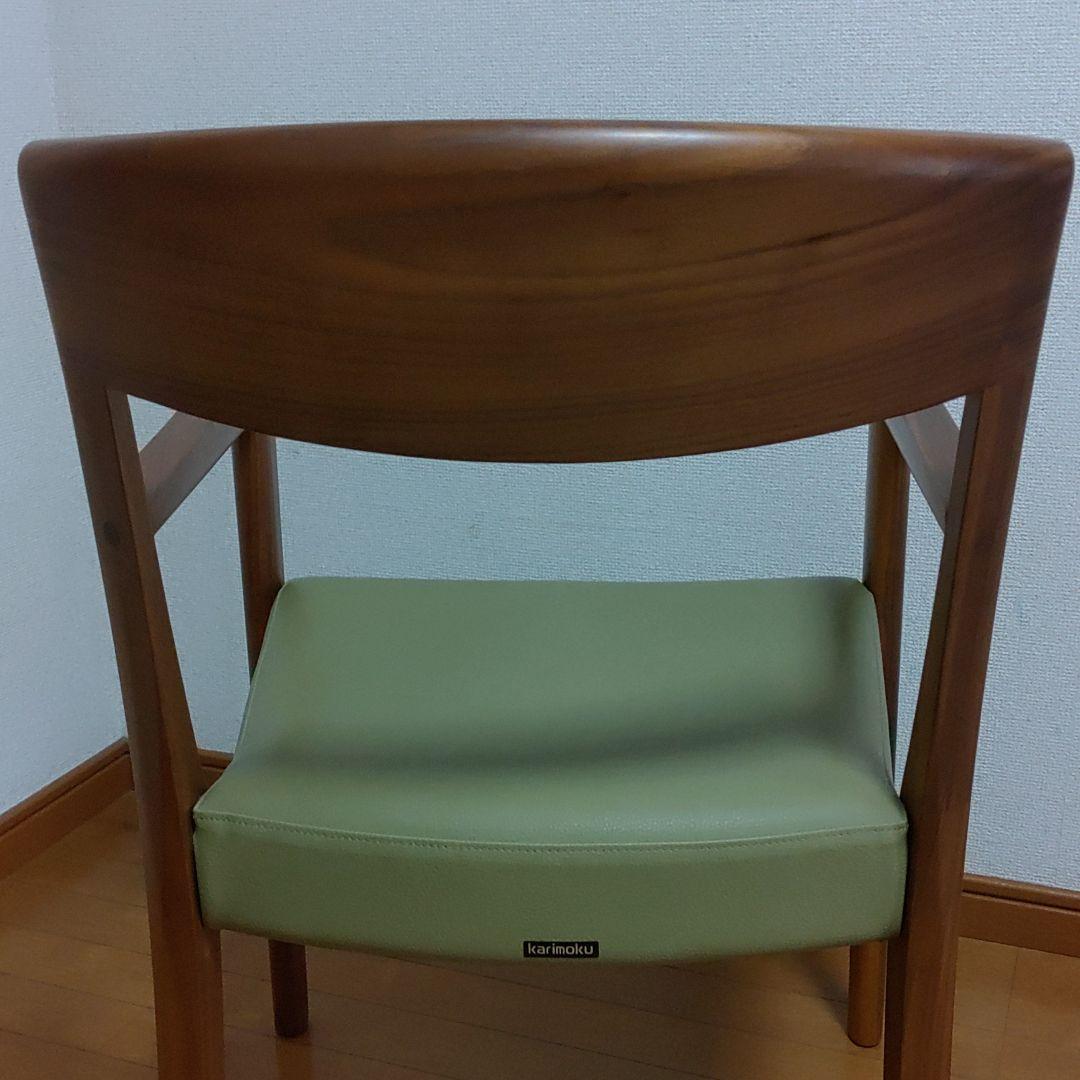 《本日のみ》肘掛け椅子　カリモク　ダイニングチェア　ウォールナット