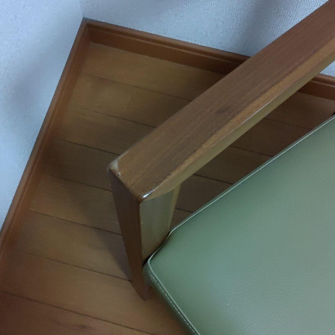 《本日のみ》肘掛け椅子　カリモク　ダイニングチェア　ウォールナット