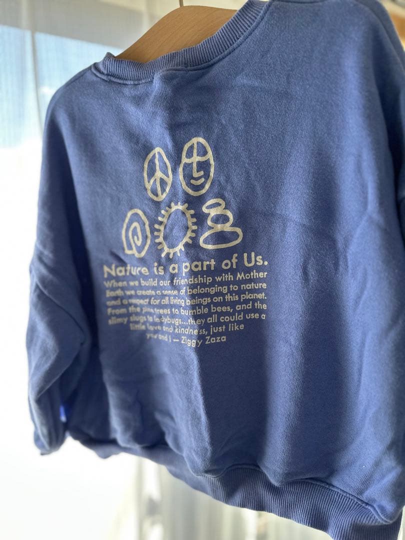 ZIGGY ZAZA ブルー トレーナー 3-5