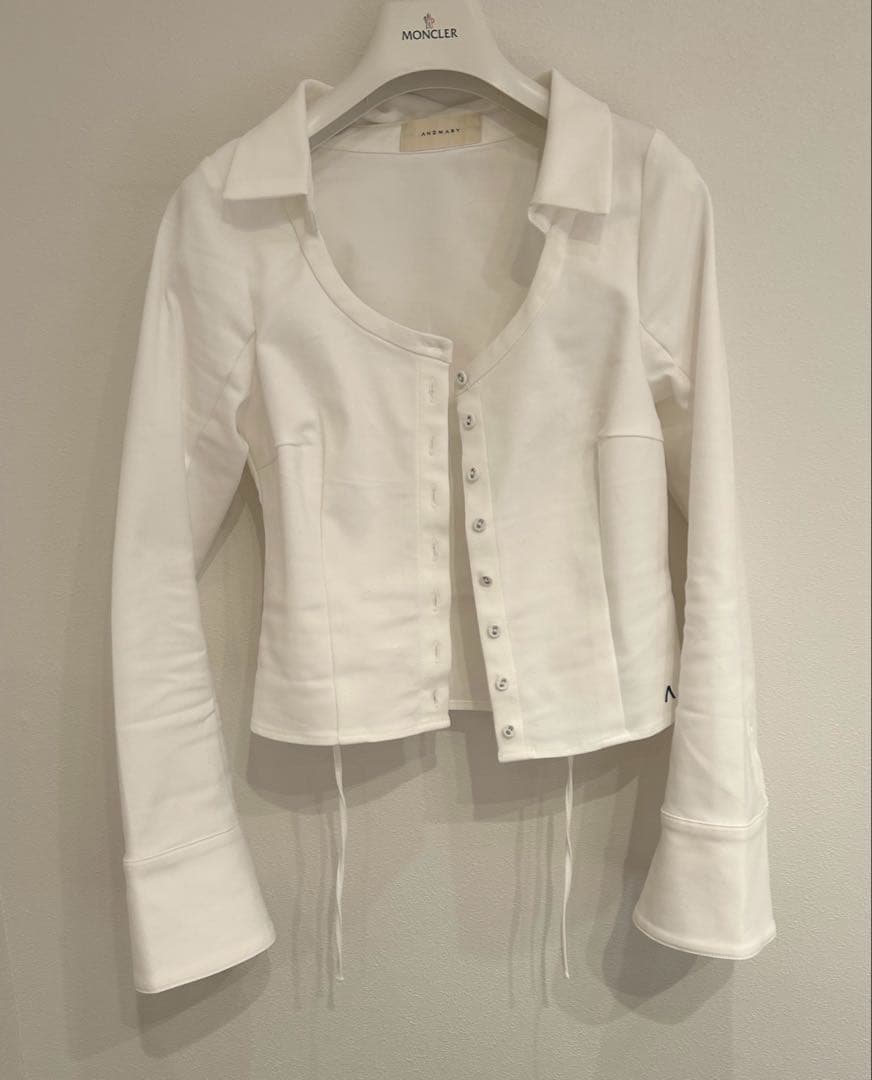 アンドマリー　Betty velour mini dress