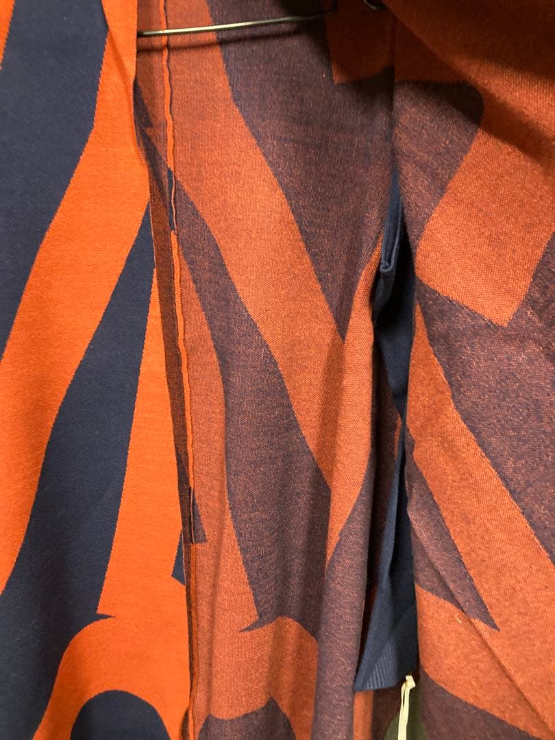 Diagram ダイアグラム グレースコンチネンタル　ニット ポンチョ 総柄