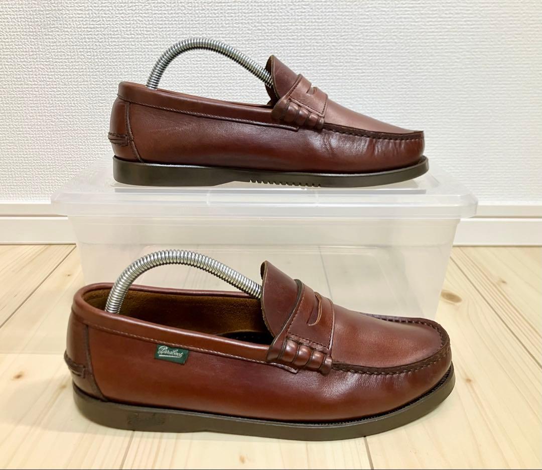 6.5【美品】CORAUX コロー PARABOOT ローファーパラブーツ