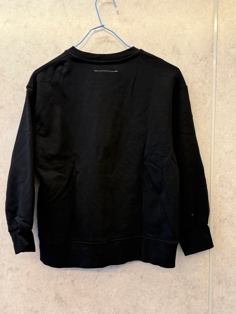 MM6 Maison Margiela 黒 長袖トレーナー