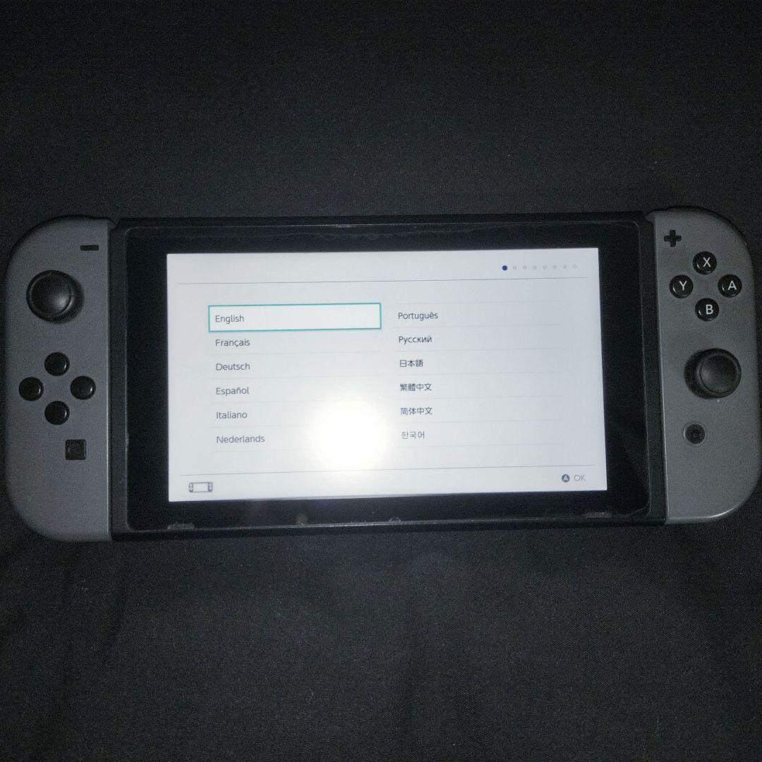 Nintendo Switch グレー 本体 動作確認済 ジャンク品