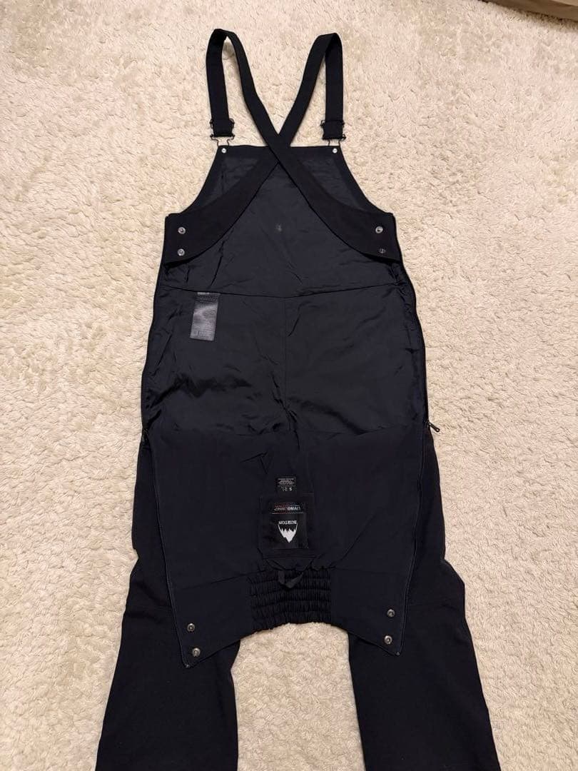 バートン　レディース　アヴァロン　ビブパンツ　Sサイズ　黒