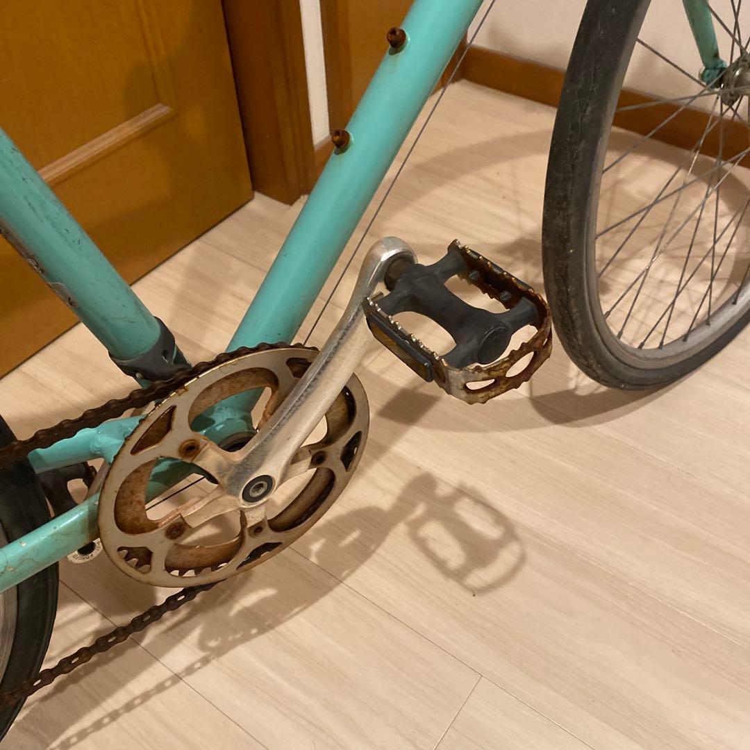 専用にしました水色 クロスバイク 7段変速