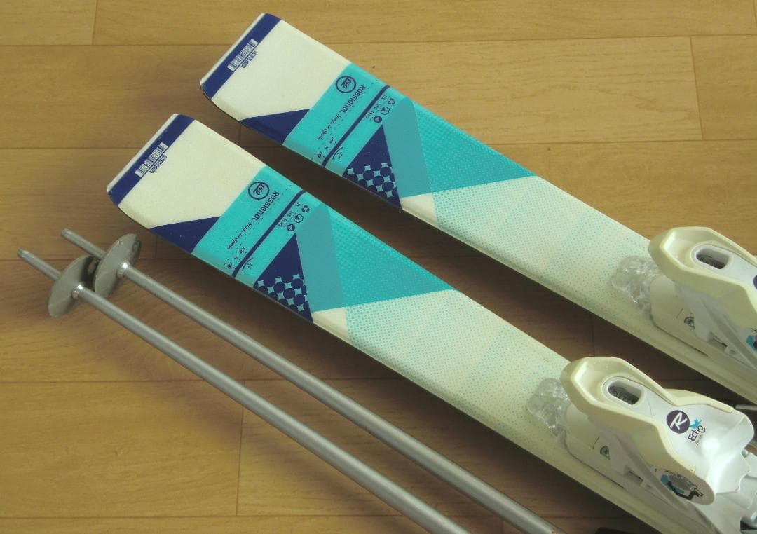 ■■送料無料■ロシニョール■女性用スキー4点セット■149/24.5■WAX済■