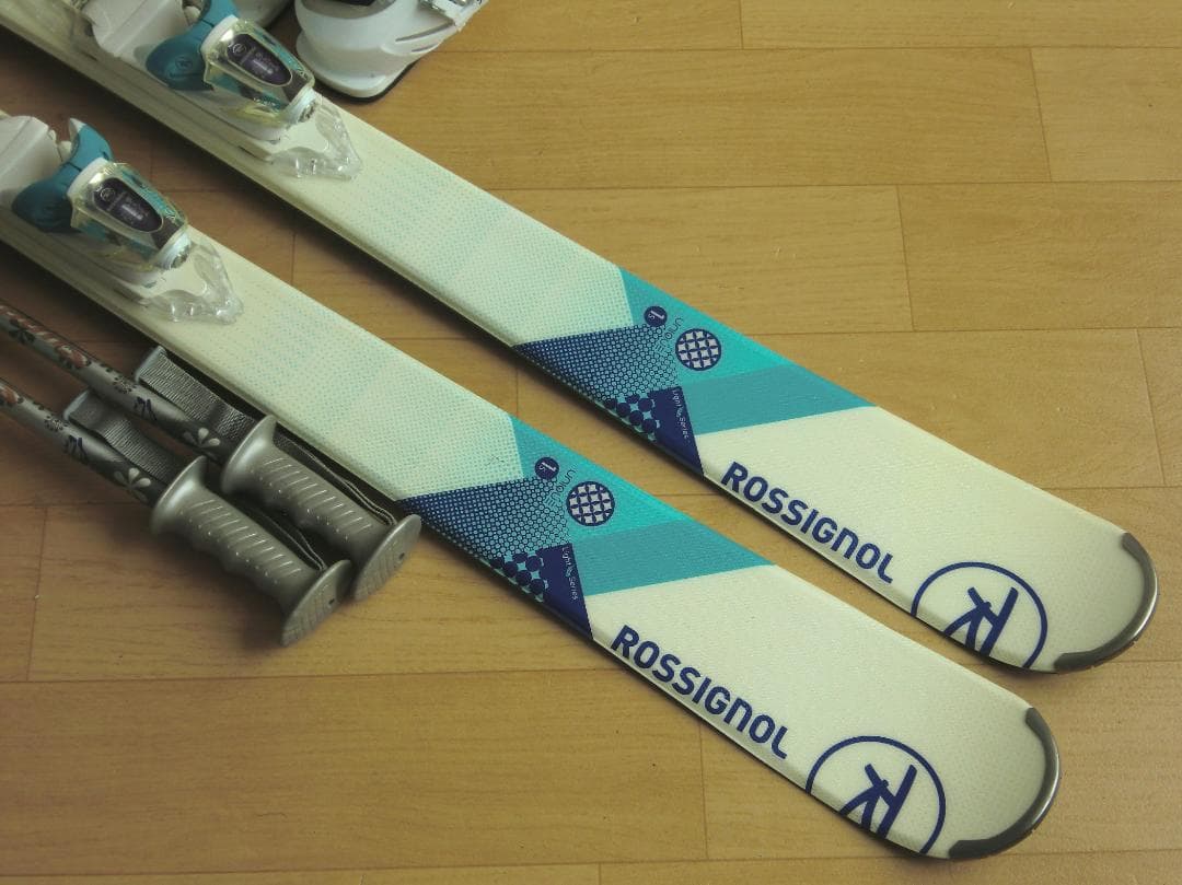 ■■送料無料■ロシニョール■女性用スキー4点セット■149/24.5■WAX済■