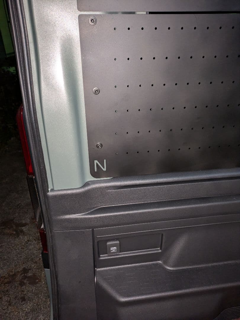 N-VAN パンチングメタルインナーパネル　板厚1.2ミリ　無塗装品　限定1台