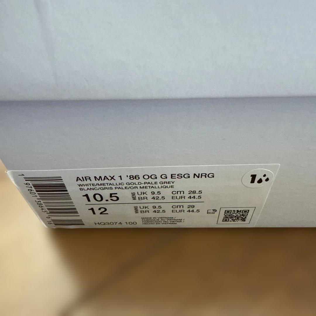 Nike AIR MAX１'86ゴルフシューズ