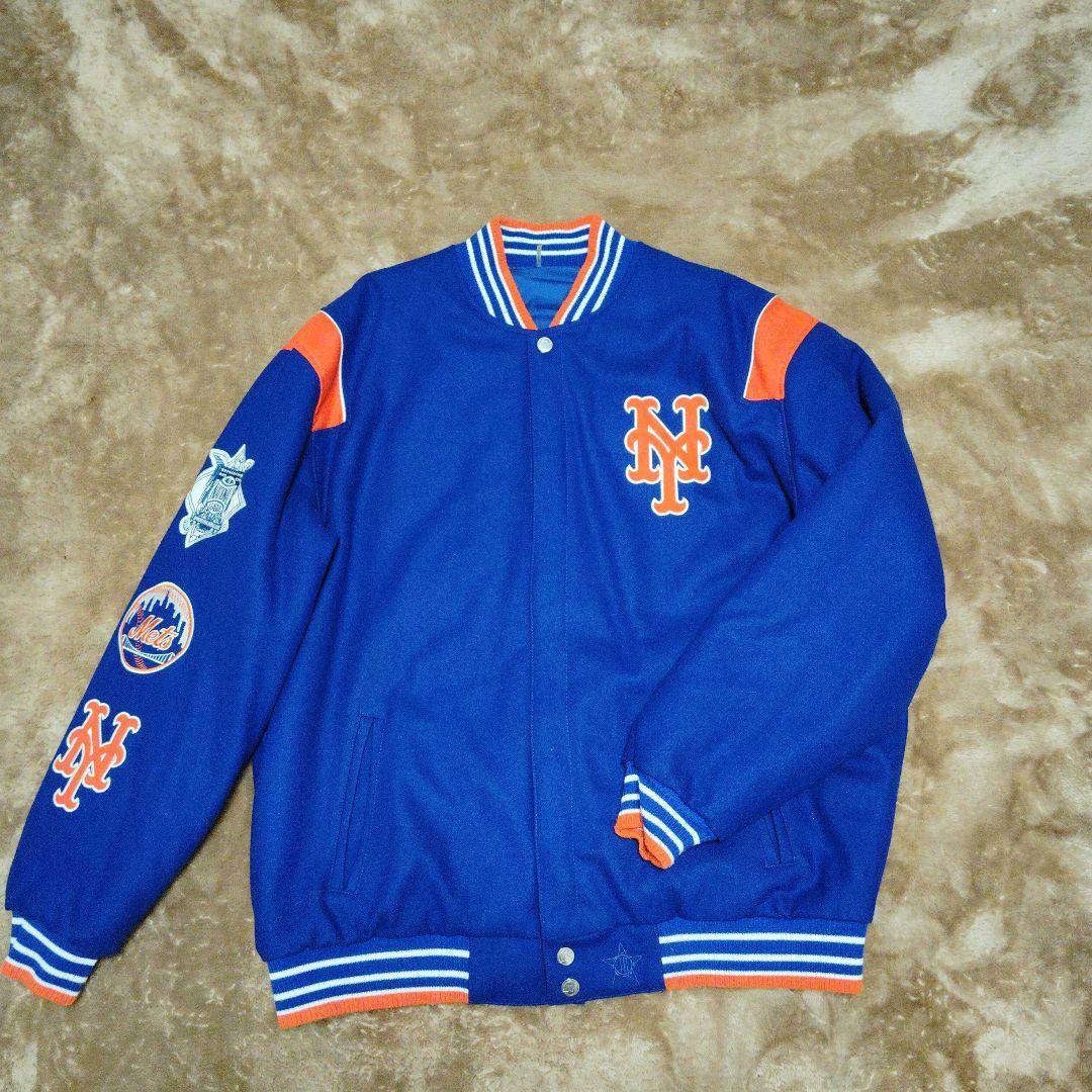 ニューヨーク メッツ スタジャン リバーシブル 2XL NY METS
