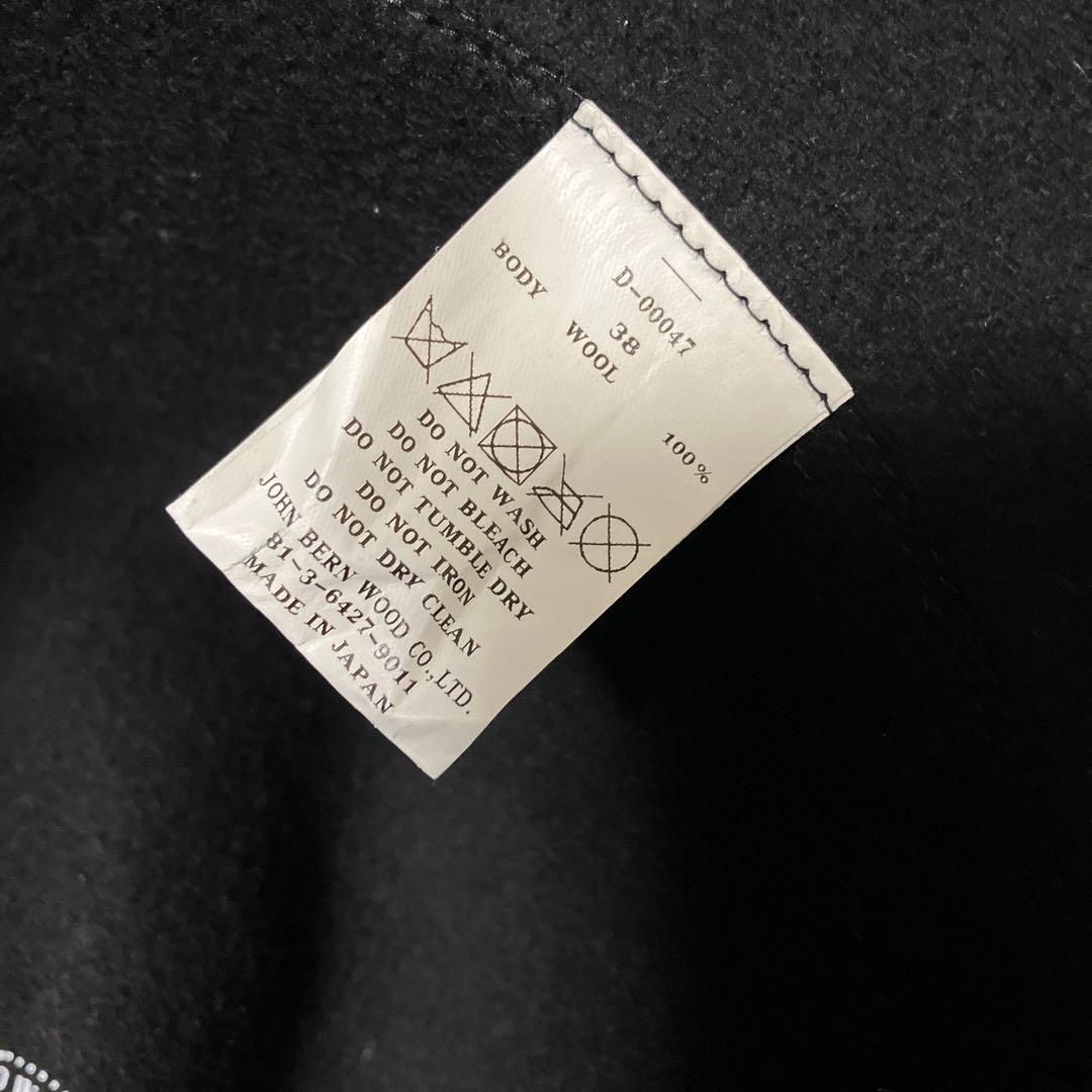 お*ぜ様 THE H.W.DOG&Co. トラベラーズハット ブラック　SIZE