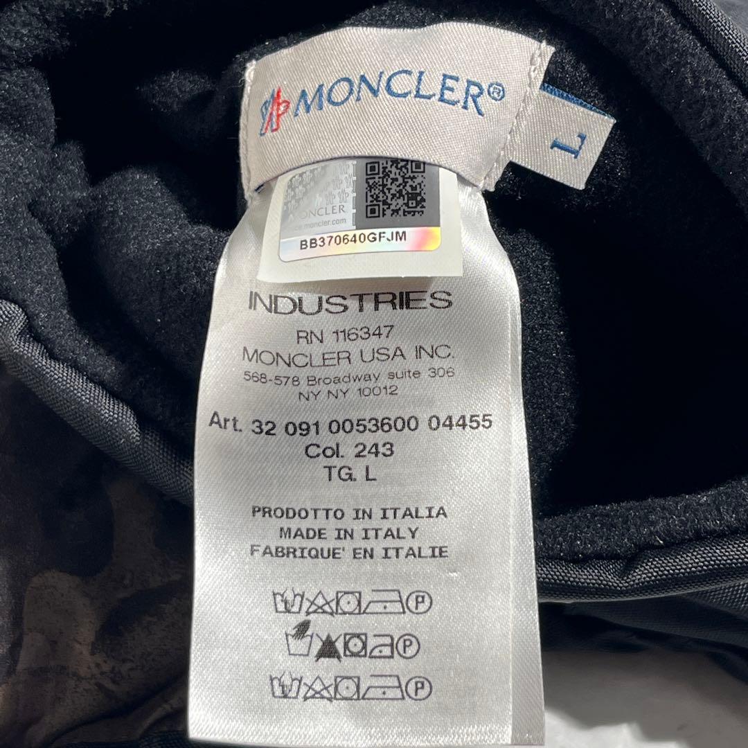 【極美品】 モンクレール 防寒 迷彩柄 手袋 グローブ Lサイズ