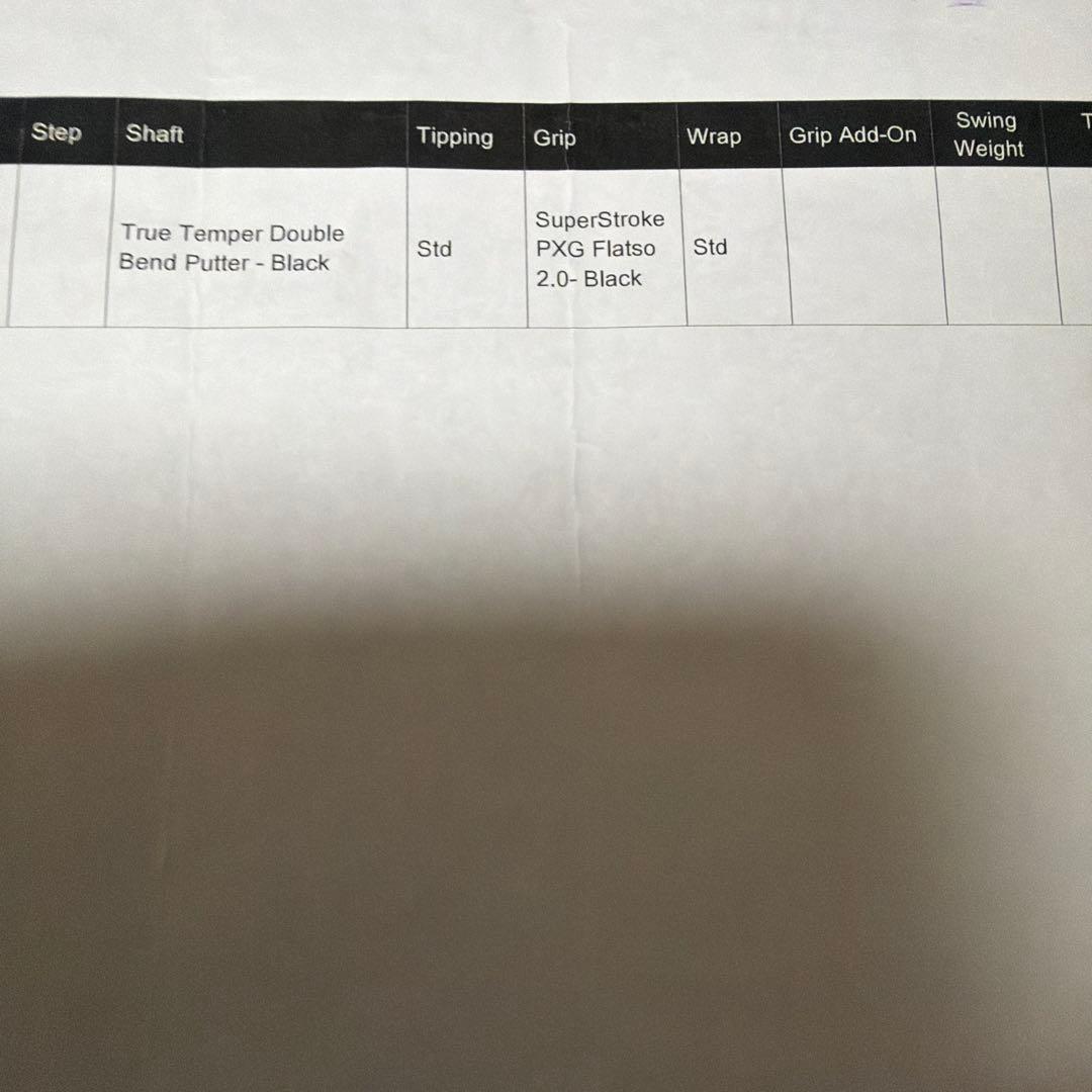 PXG BAT ATTACK パター 26番　ダブルベント