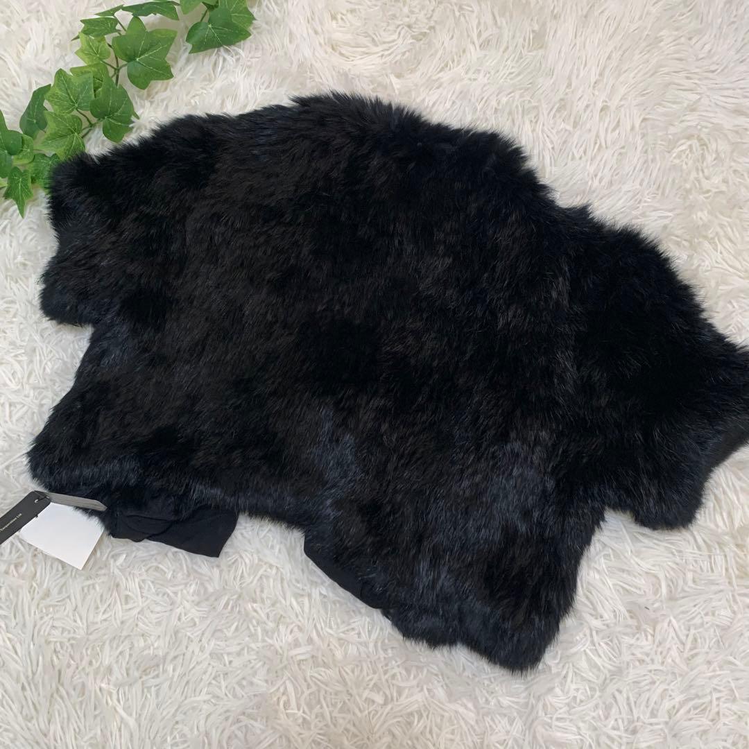 新品タグ付き⭐︎【ヒロココシノ】ショール　ティペット　ラビット　シルク100%