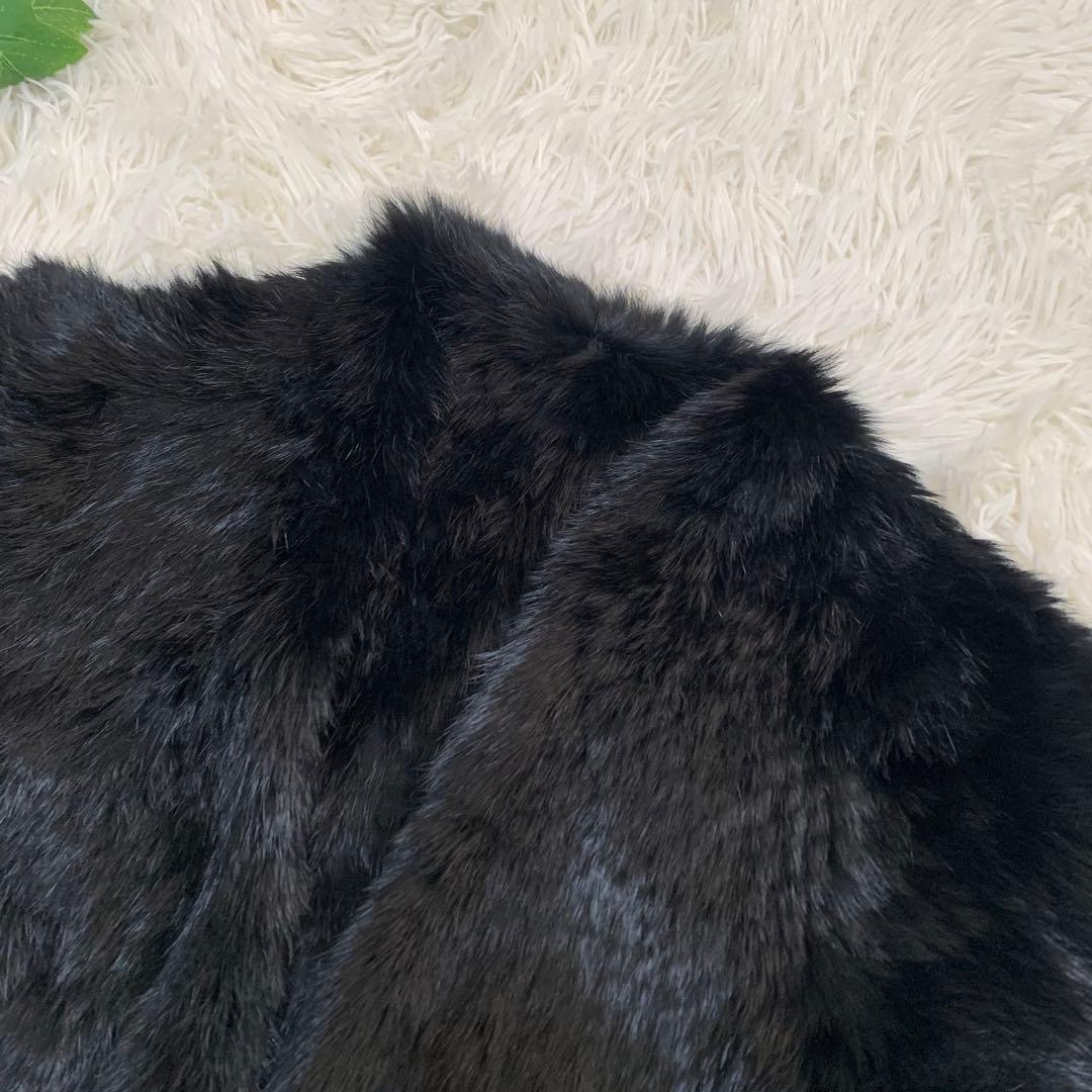 新品タグ付き⭐︎【ヒロココシノ】ショール　ティペット　ラビット　シルク100%