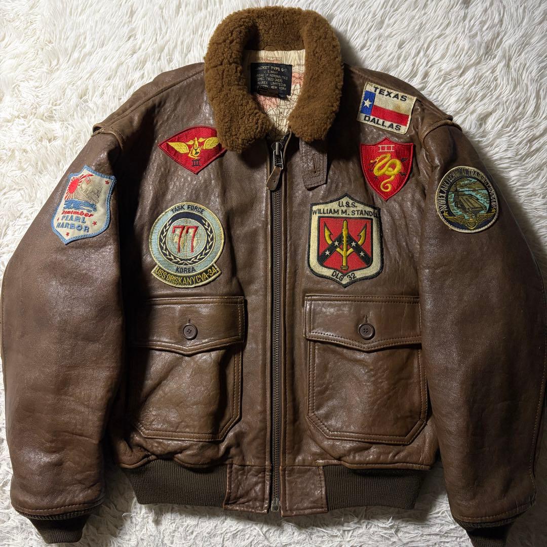 s*d様 【雰囲気抜群】AVIREXフライトジャケット G-1 トップガン　US