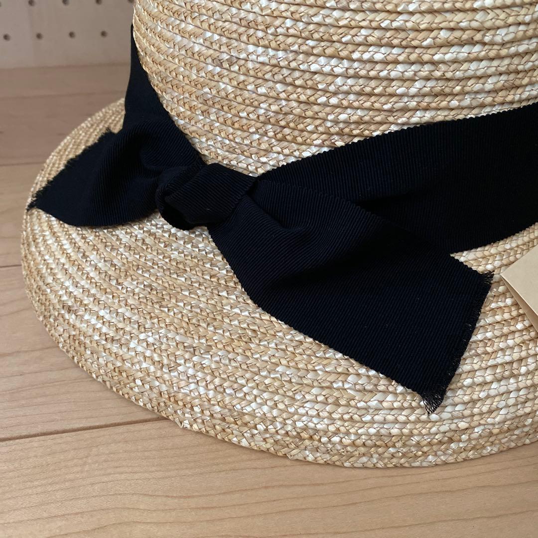 石田製帽 ストローハット カサブランカ 日本製　麦わら帽子